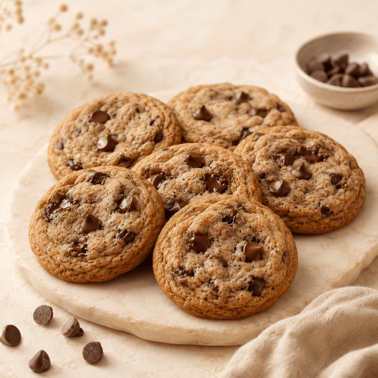 Brown Butter Chocolate Chip Cookies, 6-Pack