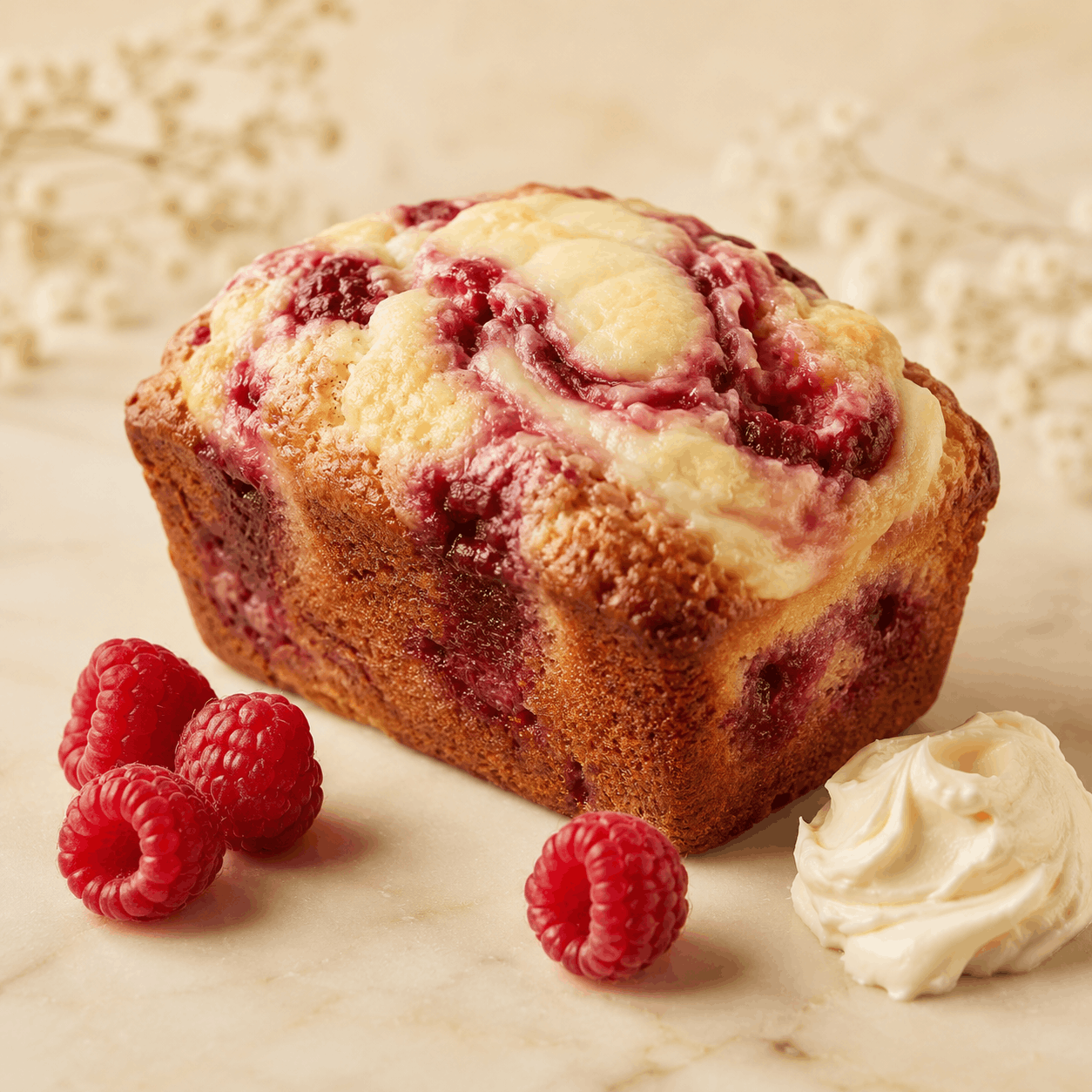 Raspberry Cream Cheese - Mini Loaf