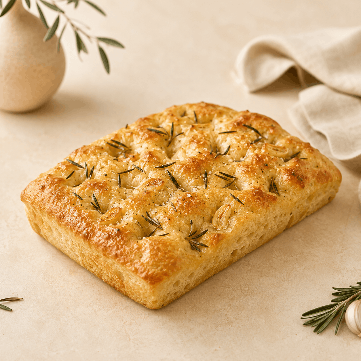 Rosemary Garlic Focaccia